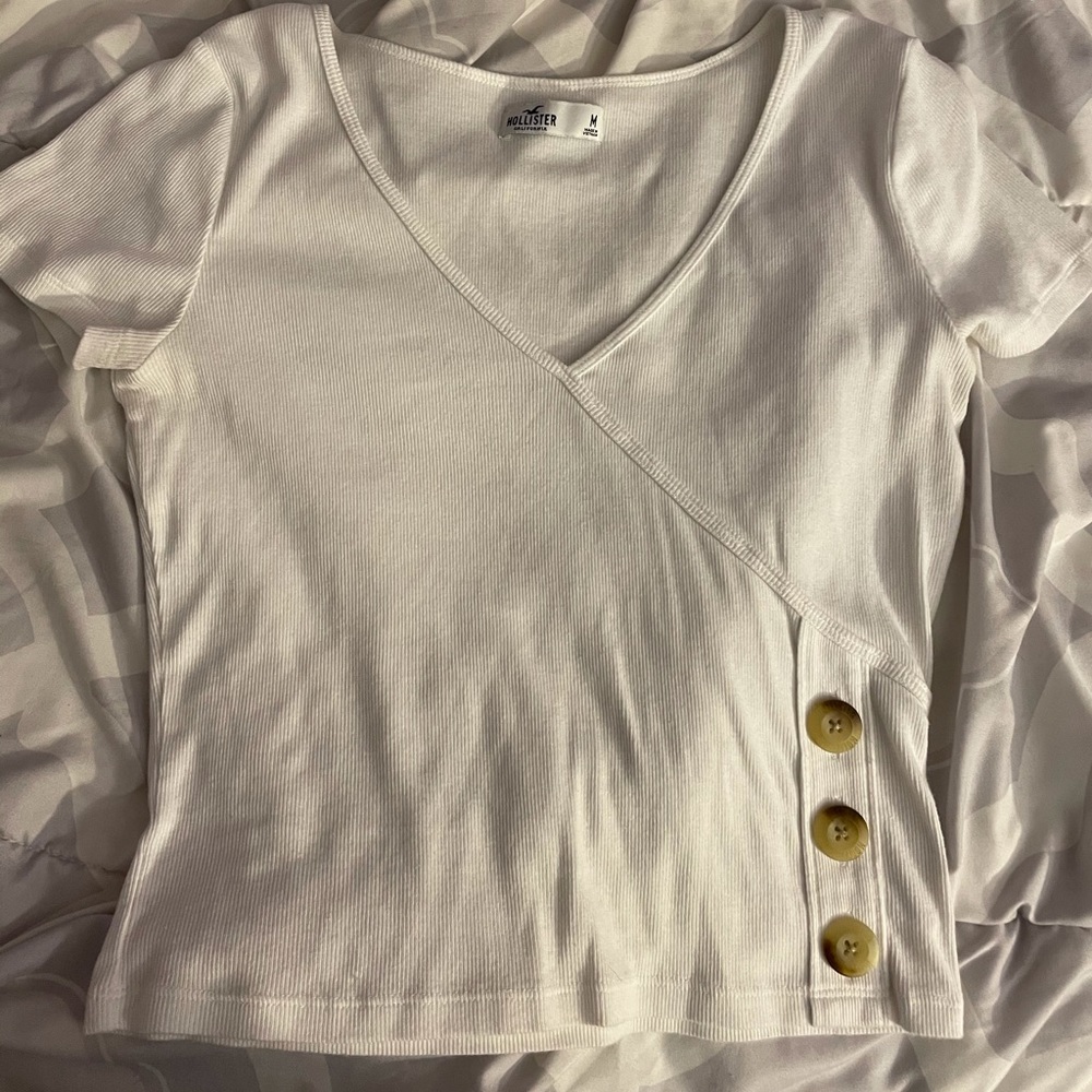 Hollister White Tank